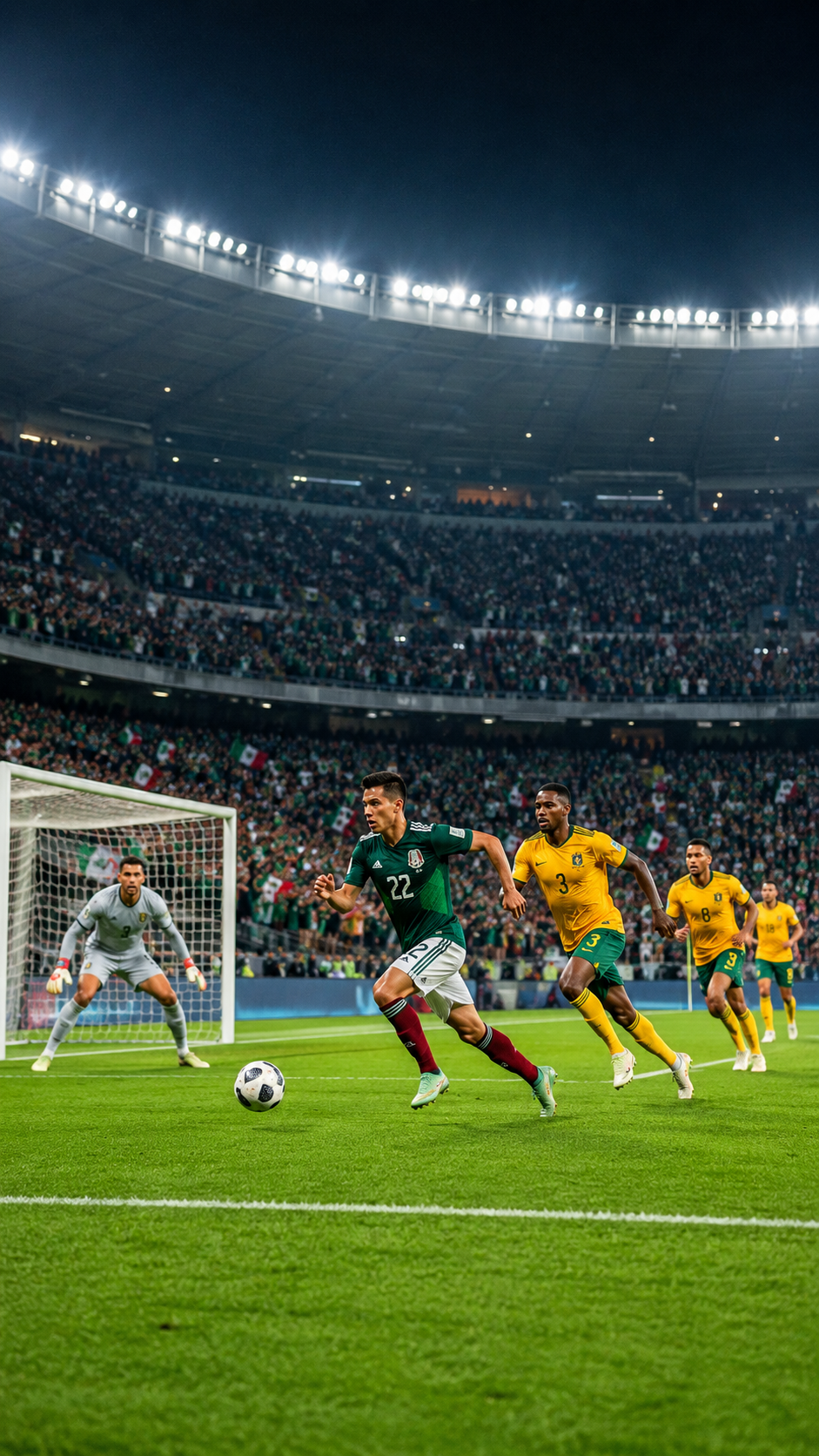 Mexico vs South Africa: Mexico to score in the first half vs South Africa