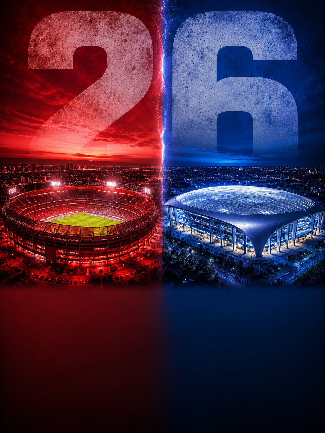 Which host stadium will see more goals today?